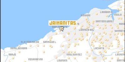 नक्शे के jaimanitas क्यूबा